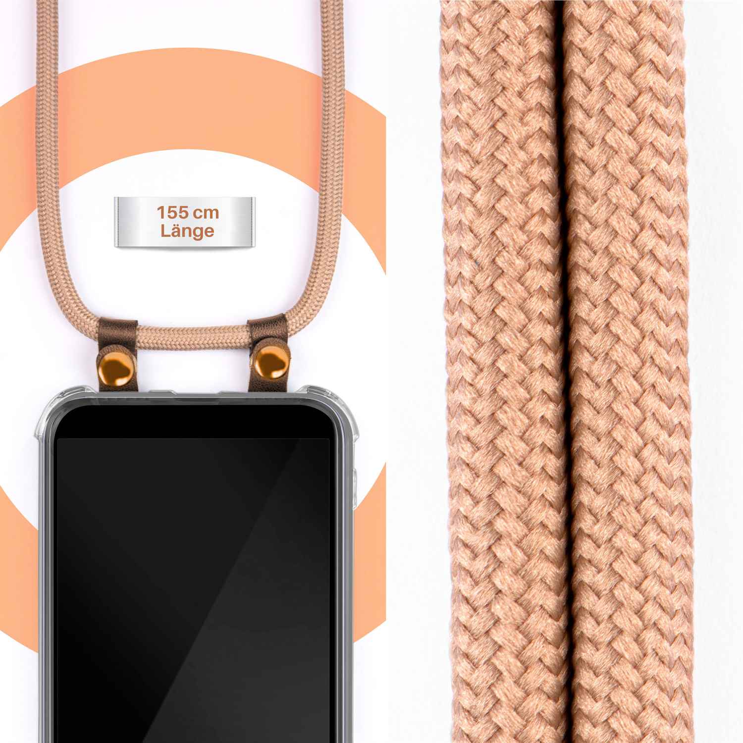 moex Free Spirit iPhone 13 Pro Max Hülle mit Band abnehmbar – Weiteres Produktbild 2