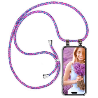 moex moex Free Spirit iPhone 16 Hülle mit Band abnehmbar – Lila Pink