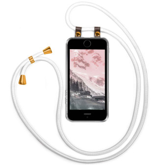 moex moex Free Spirit iPhone 5 Hülle mit Band abnehmbar – Weiß