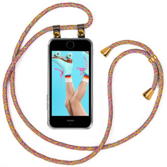 moex moex Free Spirit iPhone 5s Hülle mit Band abnehmbar – Regenbogen