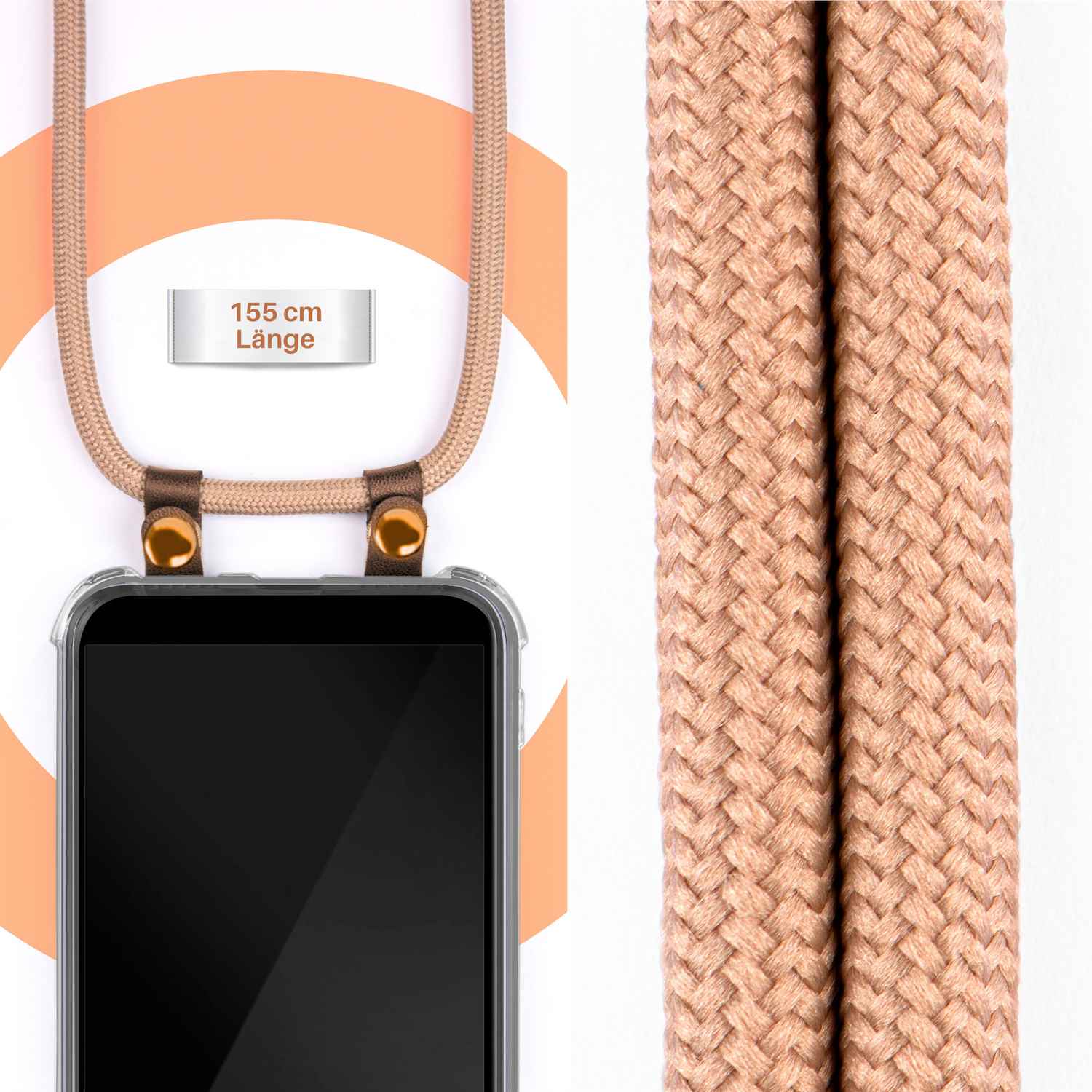 moex Free Spirit iPhone XS Max Hülle mit Band abnehmbar – Weiteres Produktbild 2