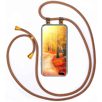 moex moex Free Spirit Huawei P40 Pro Hülle mit Band abnehmbar – Shiny Brown