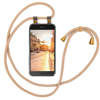 moex moex Free Spirit Huawei P9 Lite Hülle mit Band abnehmbar – Gold