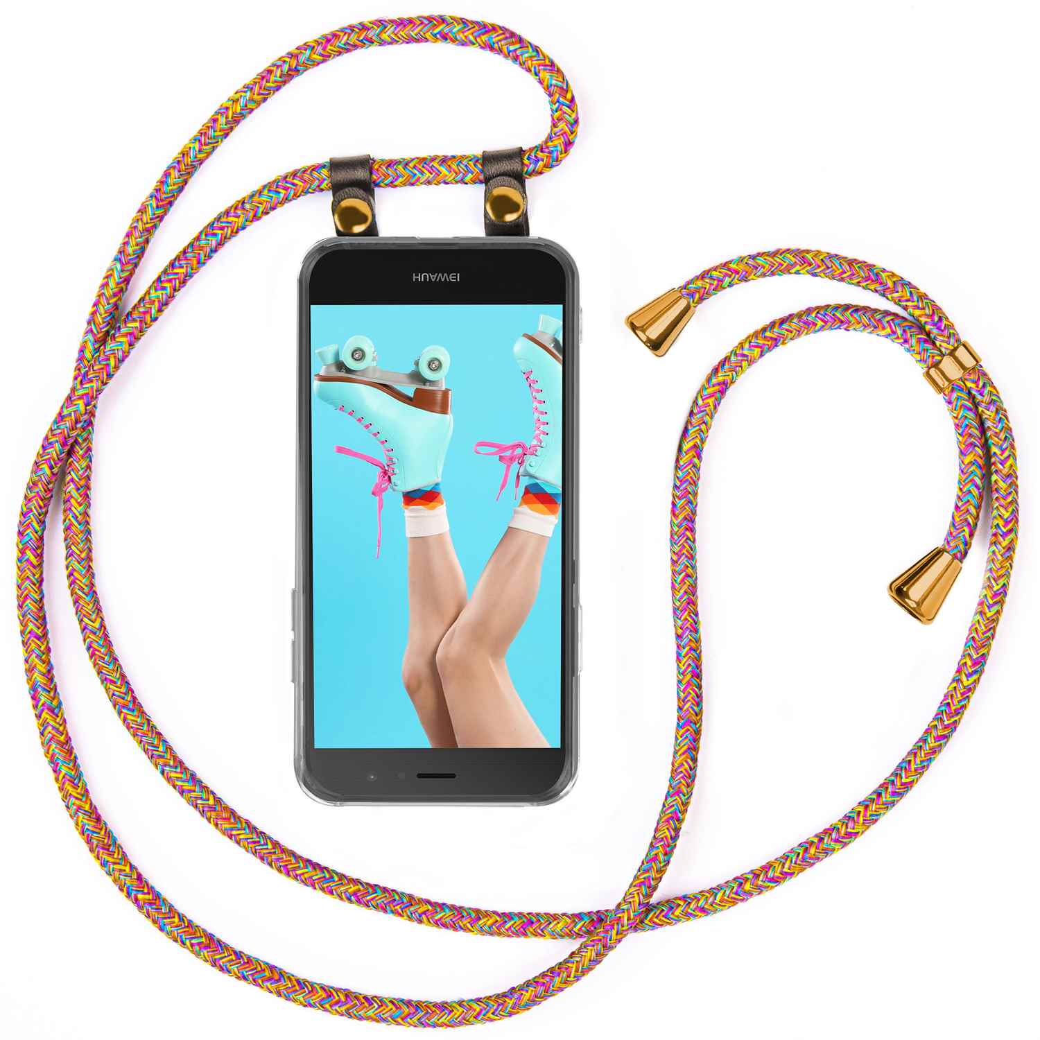 moex Free Spirit Huawei P9 Lite Hülle mit Band abnehmbar Hauptbild