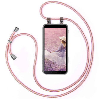 moex moex Free Spirit Huawei Y5p Hülle mit Band abnehmbar – Rose Gold