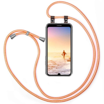moex moex Free Spirit Huawei Y6 (2019) Hülle mit Band abnehmbar – Shiny Coral