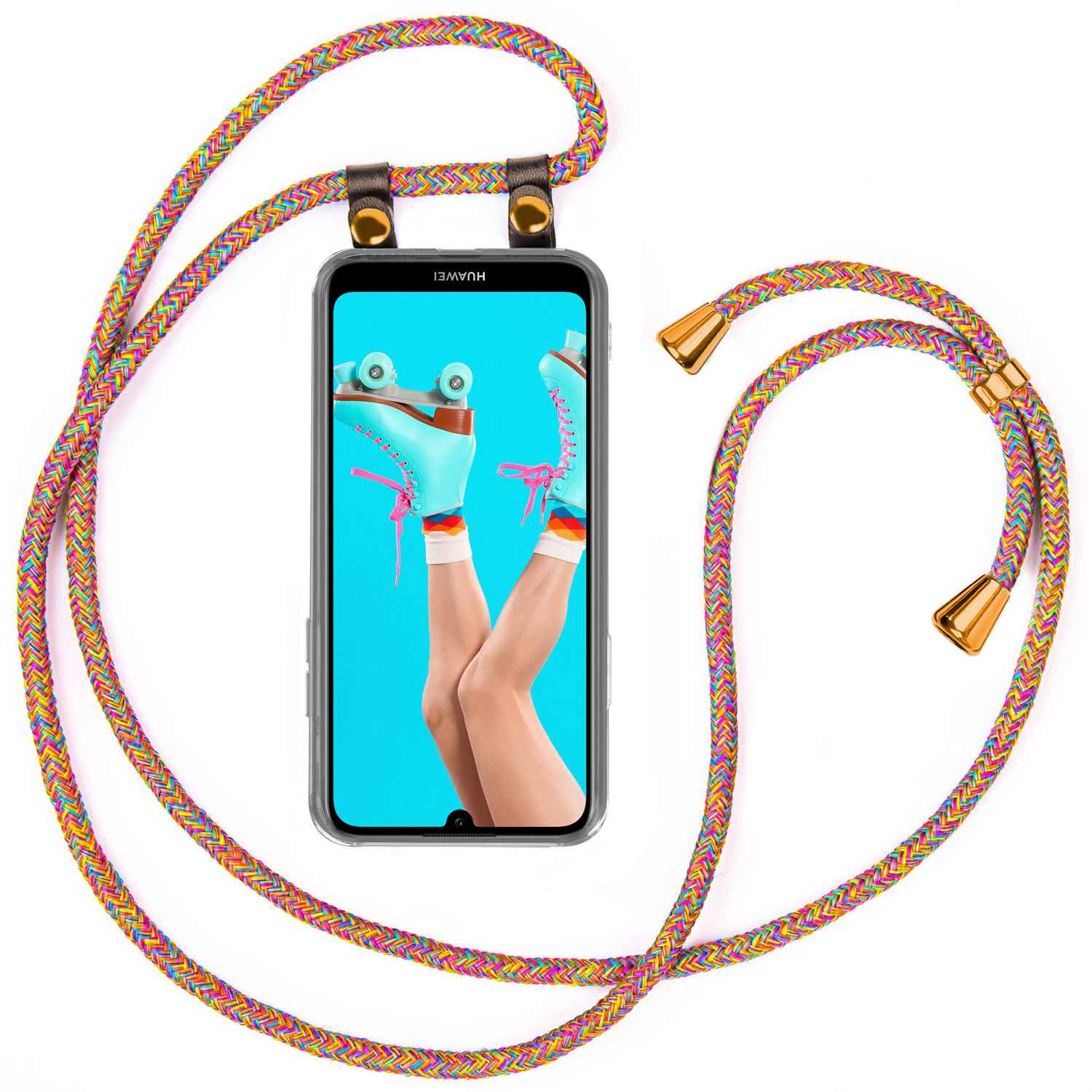 moex Free Spirit Huawei Y7 Prime (2019) Hülle mit Band abnehmbar Hauptbild