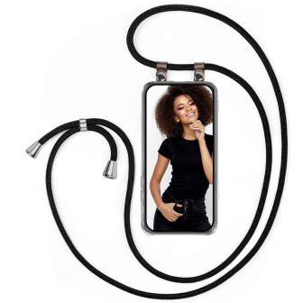 moex Free Spirit iPhone 18 Pro Max Hülle mit Band abnehmbar – Schwarz