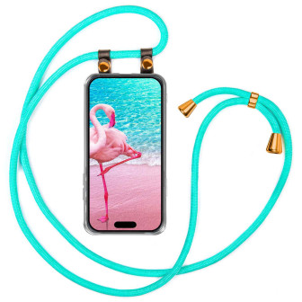 moex Free Spirit iPhone 18 Pro Max Hülle mit Band abnehmbar – Mint Türkis