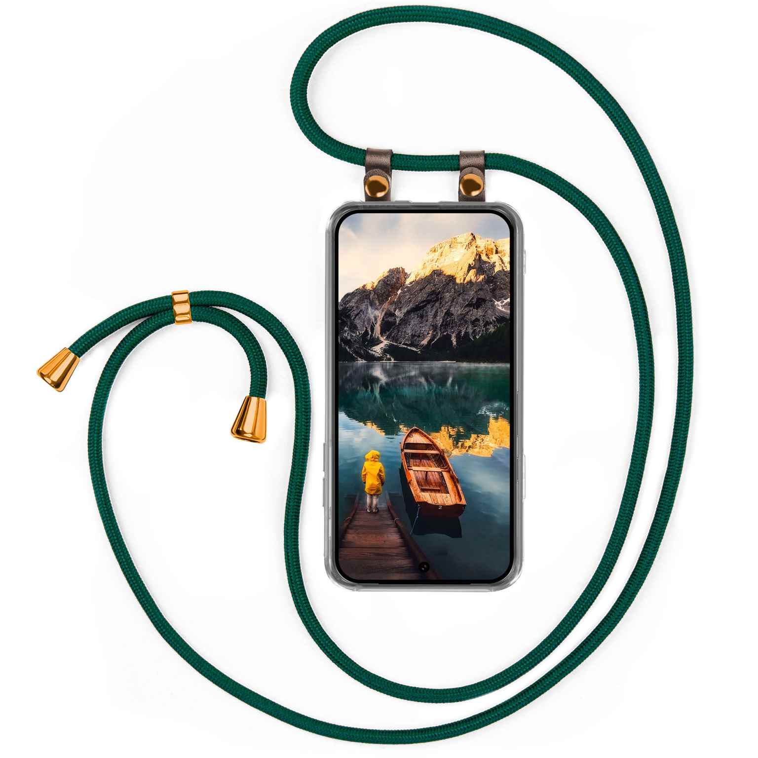 moex Free Spirit Google Pixel 10 Pro Hülle mit Band abnehmbar – Dunkelgrün