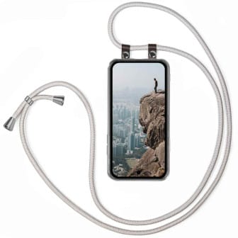moex moex Free Spirit Google Pixel 10a Hülle mit Band abnehmbar – Hellgrau
