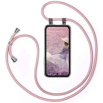 moex Free Spirit Google Pixel 9a Hülle mit Band abnehmbar – Rose Gold