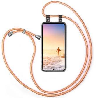 moex Free Spirit Motorola Moto G56 5G Hülle mit Band abnehmbar – Shiny Coral