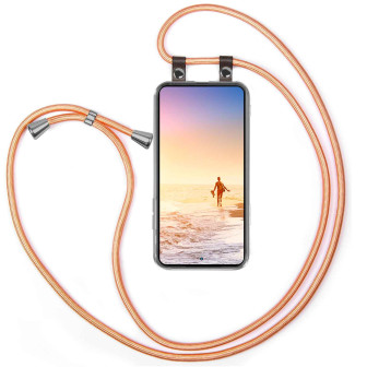 moex Free Spirit Motorola Moto G86 5G Hülle mit Band abnehmbar – Shiny Coral