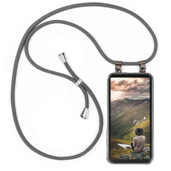 moex Free Spirit Sony Xperia 10 VII Hülle mit Band abnehmbar – Dunkelgrau