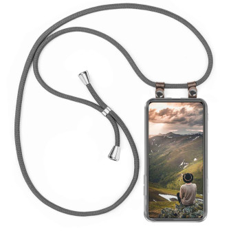 moex Free Spirit Redmi Note 15 Pro (4G) Hülle mit Band abnehmbar – Dunkelgrau