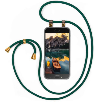 moex moex Free Spirit Motorola Moto E4 Plus Hülle mit Band abnehmbar – Dunkelgrün
