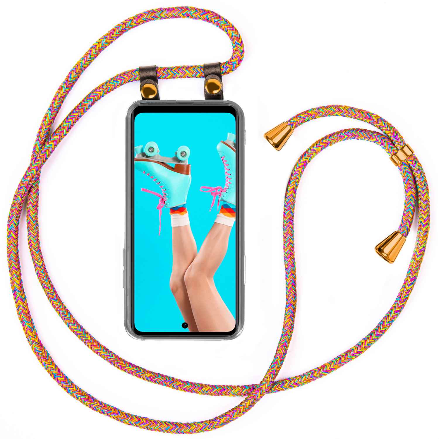 moex Free Spirit Motorola Moto G51 5G Hülle mit Band abnehmbar Hauptbild