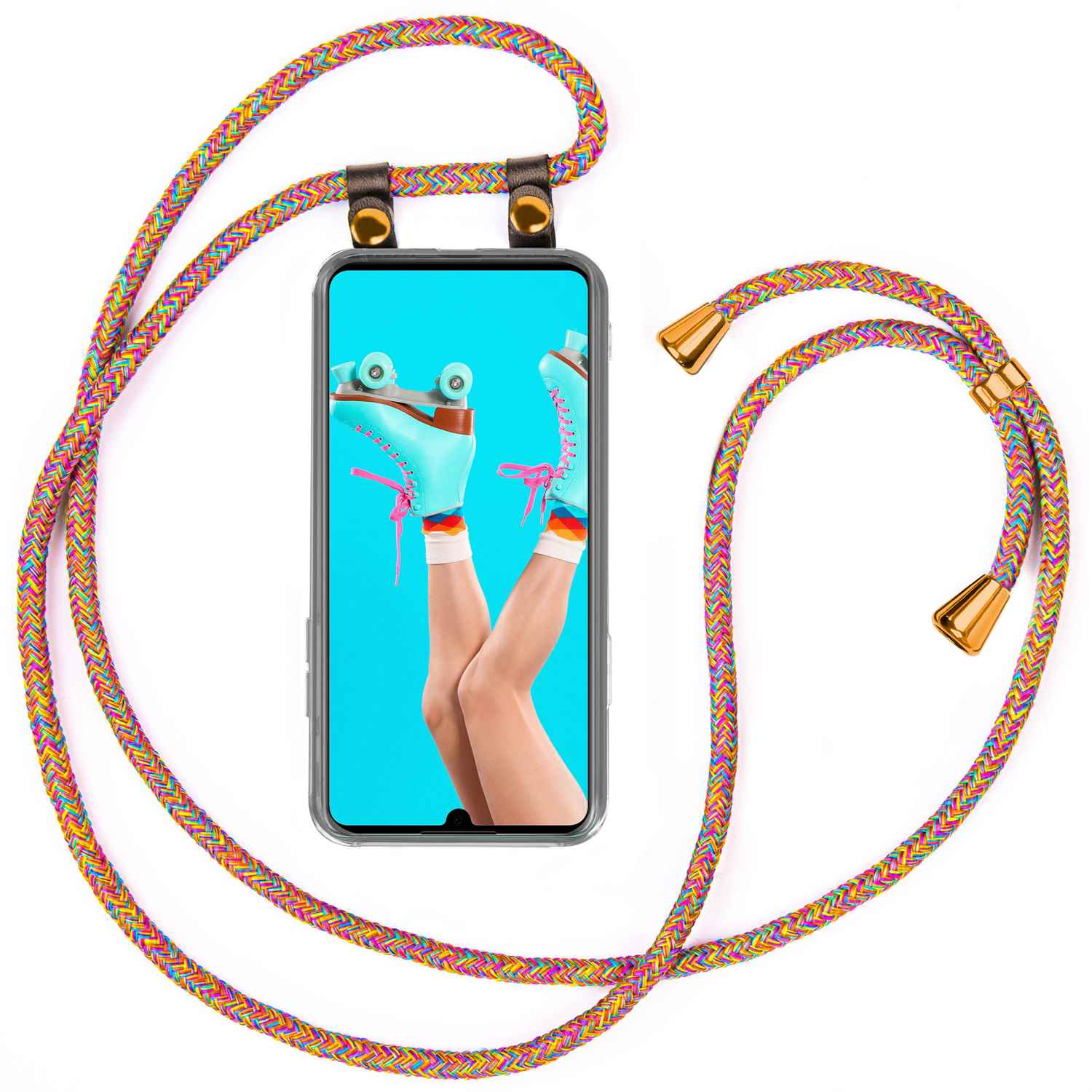 moex Free Spirit Motorola Moto G8 Plus Hülle mit Band abnehmbar – undefined