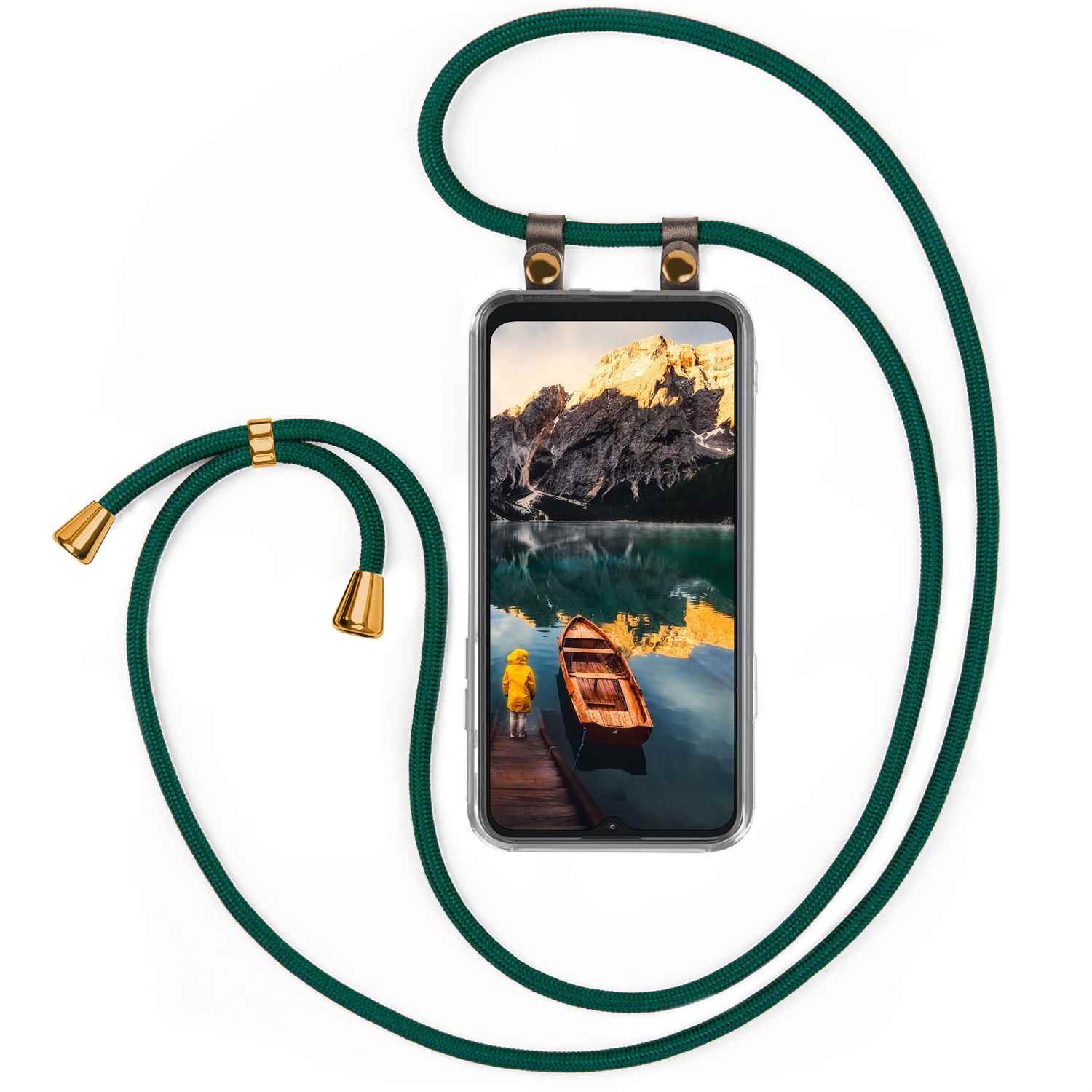 moex Free Spirit Motorola Moto G9 Play Hülle mit Band abnehmbar – undefined