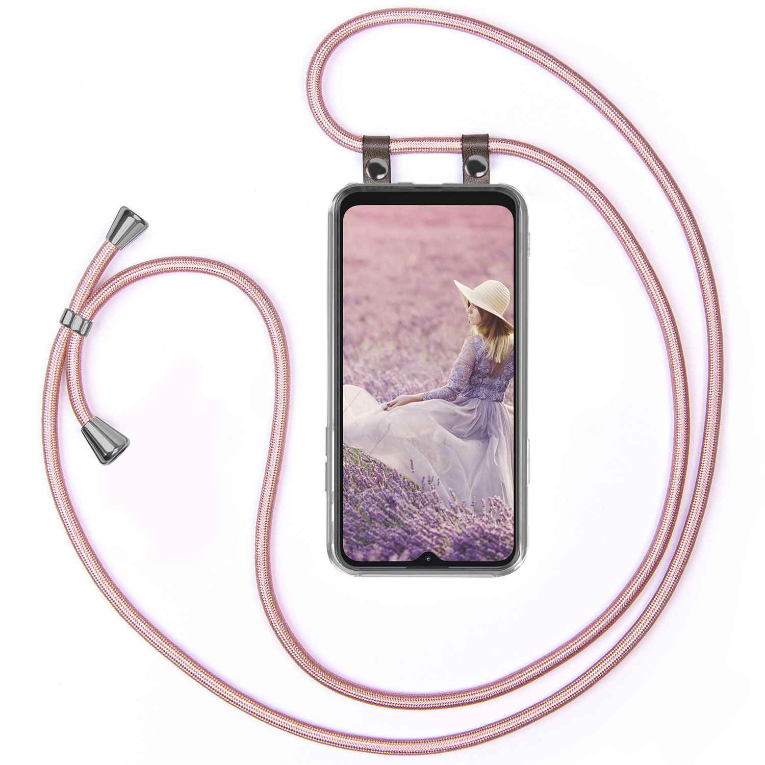 moex Free Spirit Motorola Moto G9 Play Hülle mit Band abnehmbar Hauptbild