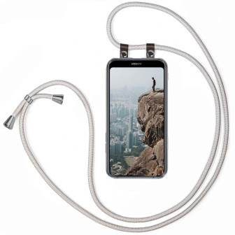 moex moex Free Spirit Nokia 7.1 Hülle mit Band abnehmbar – Hellgrau