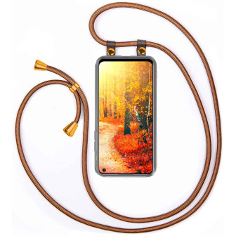 moex moex Free Spirit Realme 9i Hülle mit Band abnehmbar – Shiny Brown