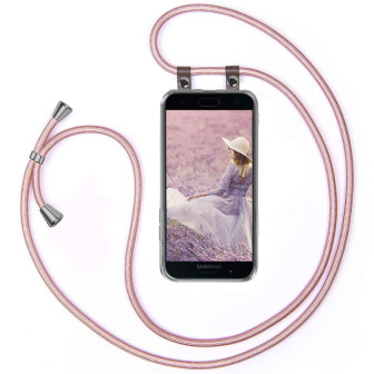 moex moex Free Spirit Samsung Galaxy A5 (2017) Hülle mit Band abnehmbar – Rose Gold
