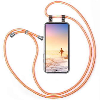 moex moex Free Spirit Samsung Galaxy A72 Hülle mit Band abnehmbar – Shiny Coral