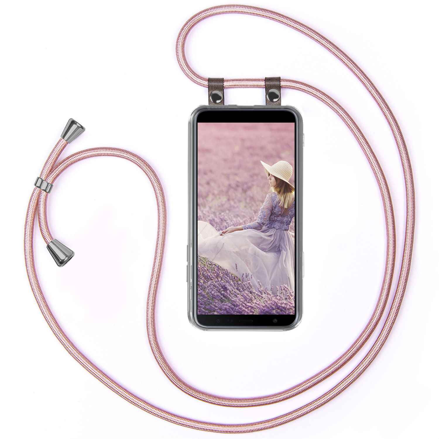 moex Free Spirit Samsung Galaxy J4 Plus Hülle mit Band abnehmbar – undefined