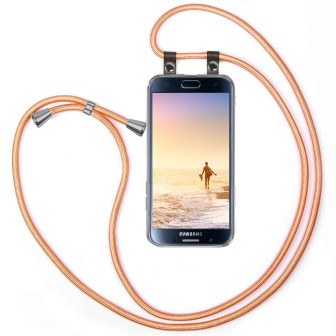 moex moex Free Spirit Samsung Galaxy S6 Hülle mit Band abnehmbar – Shiny Coral