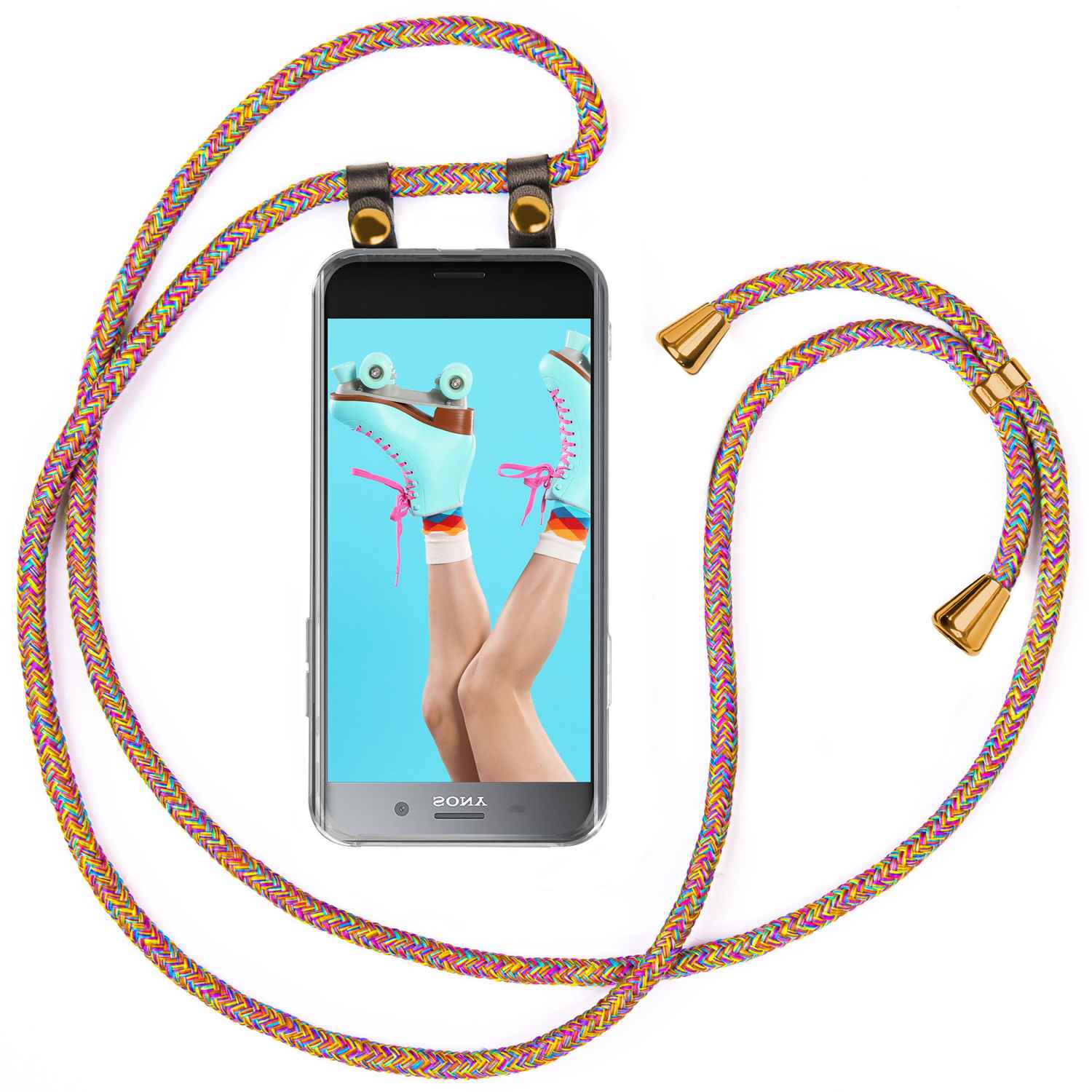 moex Free Spirit Sony Xperia XZ Premium Hülle mit Band abnehmbar Hauptbild