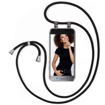 moex moex Free Spirit Sony Xperia XZ Premium Hülle mit Band abnehmbar – Schwarz