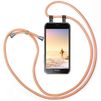 moex Free Spirit Sony Xperia XZ1 Compact Hülle mit Band abnehmbar – Shiny Coral moex Free Spirit Sony Xperia XZ1 Compact Hülle mit Band abnehmbar – Shiny Coral