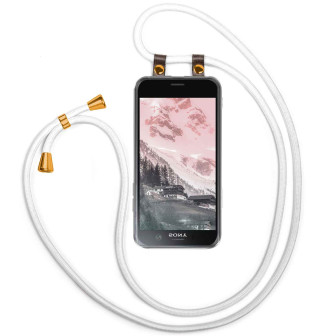 moex moex Free Spirit Sony Xperia XZ1 Compact Hülle mit Band abnehmbar – Weiß