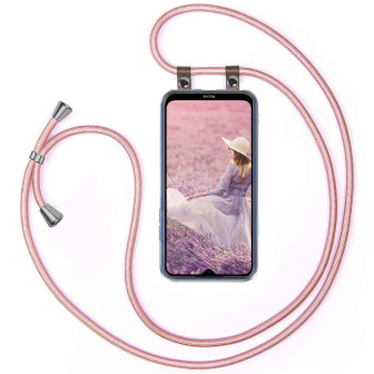 moex moex Free Spirit Redmi 8A Hülle mit Band abnehmbar – Rose Gold
