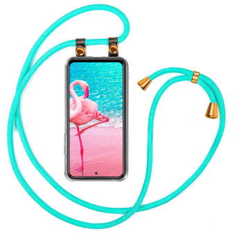 moex moex Free Spirit Redmi Note 10 Hülle mit Band abnehmbar – Mint Türkis