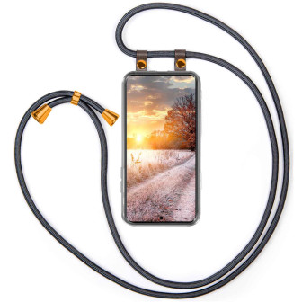 moex moex Free Spirit Redmi Note 14 Pro 5G Hülle mit Band abnehmbar – Shiny Grey