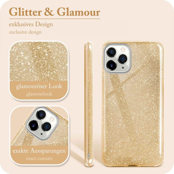 ONEFLOW Glitter Case iPhone 11 Pro Max mit Glitzer Look – Weiteres Produktbild 2