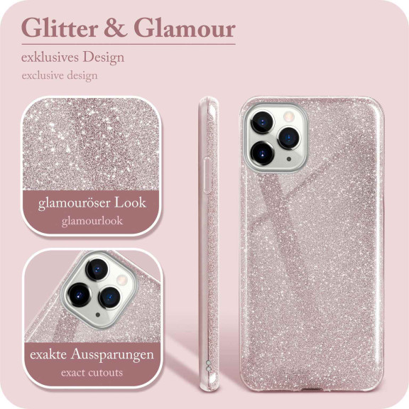 ONEFLOW Glitter Case iPhone 11 Pro Max mit Glitzer Look – Weiteres Produktbild 2