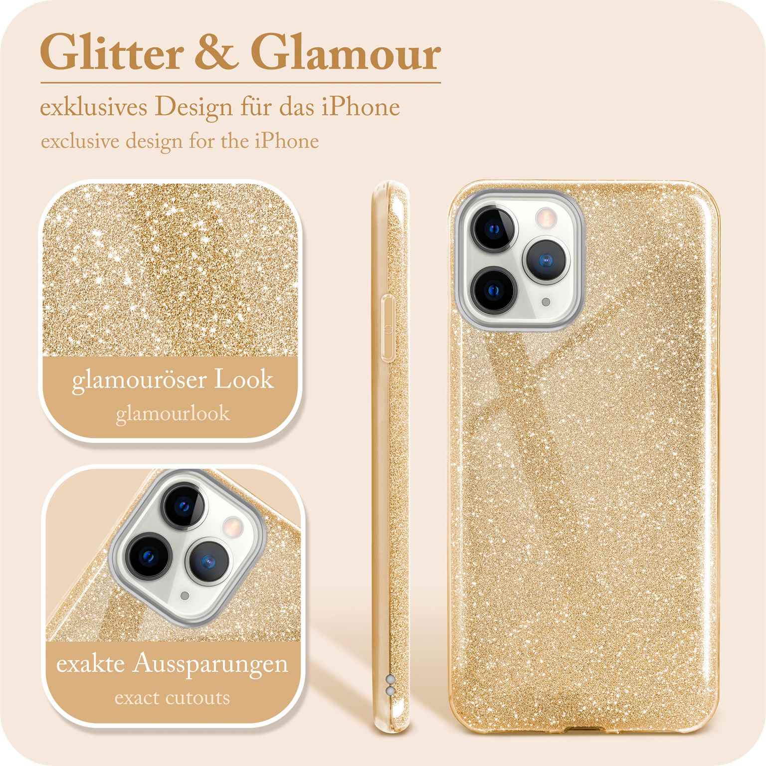 ONEFLOW Glitter Case iPhone 11 Pro mit Glitzer Look – Weiteres Produktbild 1