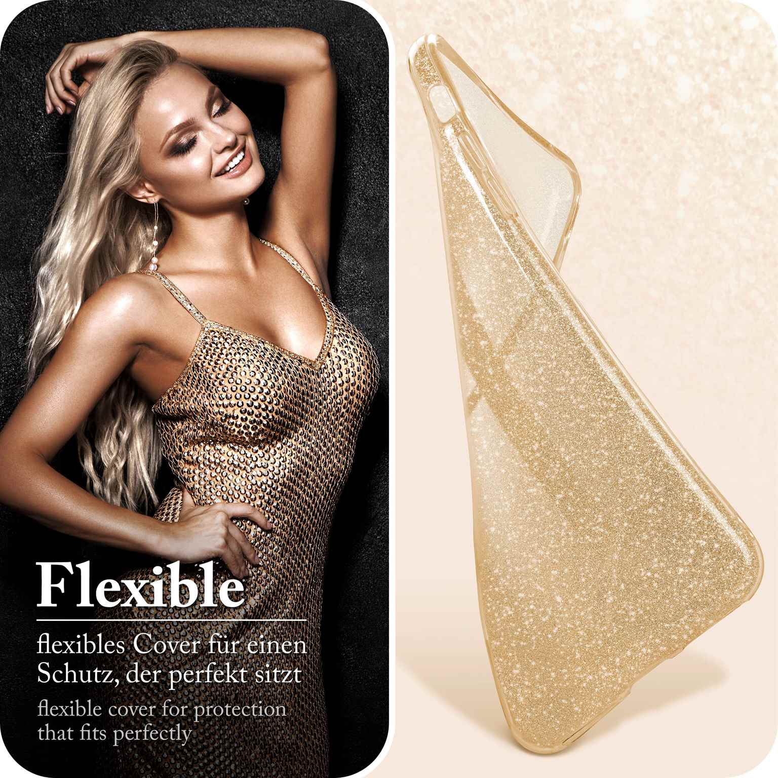 ONEFLOW Glitter Case iPhone 11 Pro mit Glitzer Look – Weiteres Produktbild 3