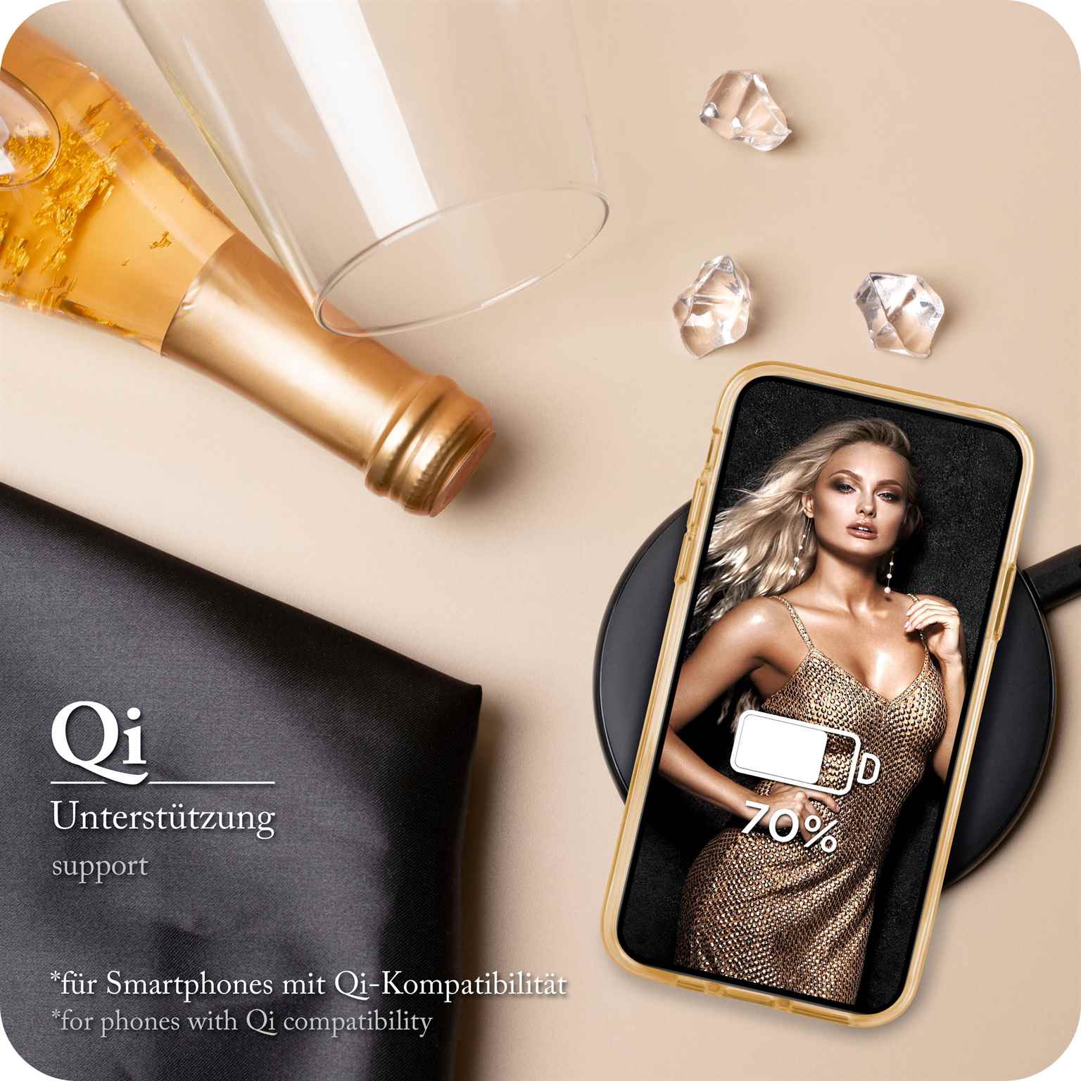 ONEFLOW Glitter Case iPhone 11 Pro mit Glitzer Look – Weiteres Produktbild 5