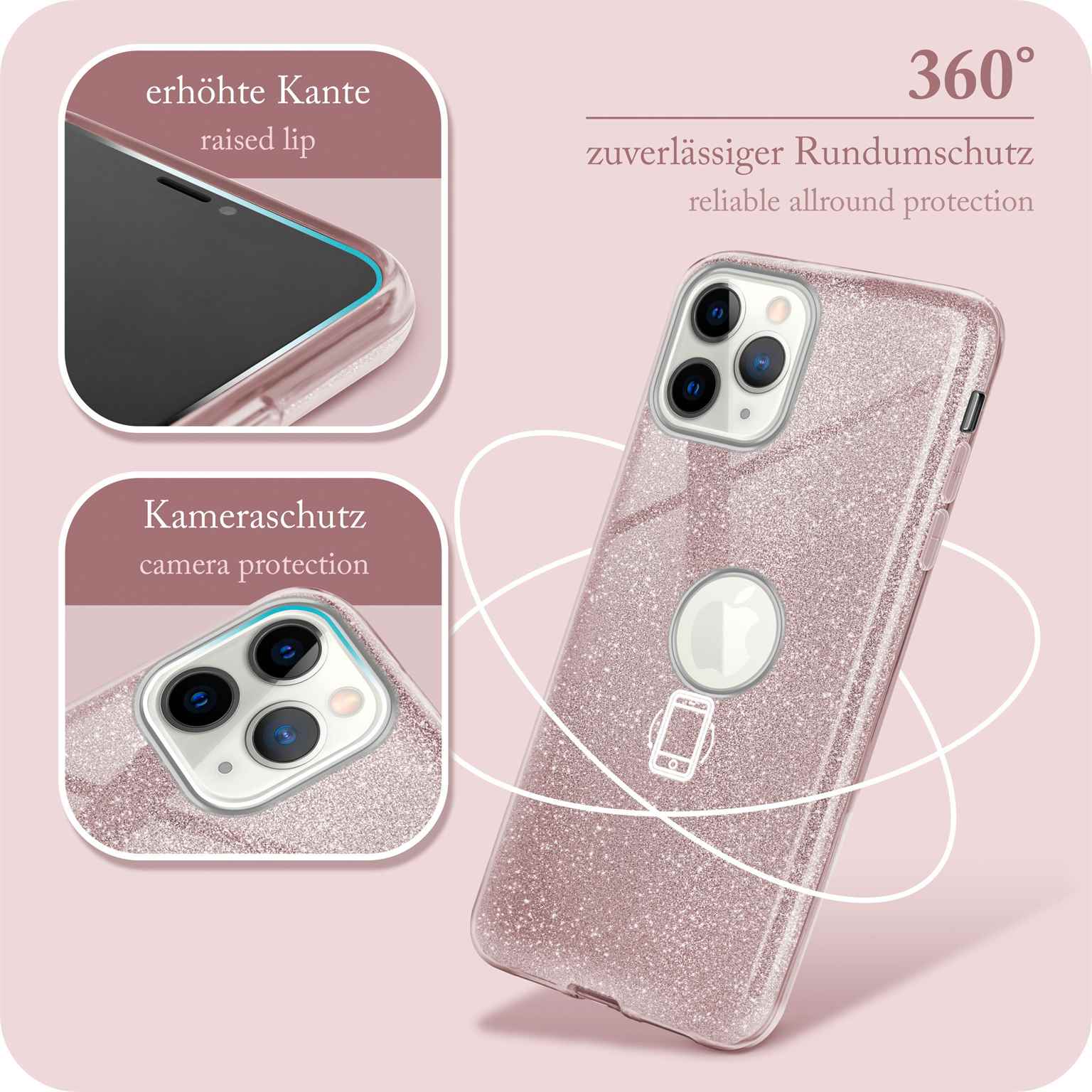 ONEFLOW Glitter Case iPhone 11 Pro mit Glitzer Look – Weiteres Produktbild 5 ONEFLOW Glitter Case iPhone 11 Pro mit Glitzer Look – Weiteres Produktbild 5