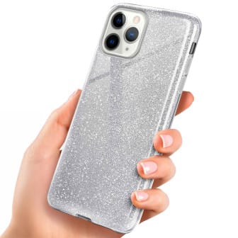 ONEFLOW Glitter Case iPhone 11 Pro mit Glitzer Look – Sparkle - Silver ONEFLOW Glitter Case iPhone 11 Pro mit Glitzer Look – Sparkle - Silver