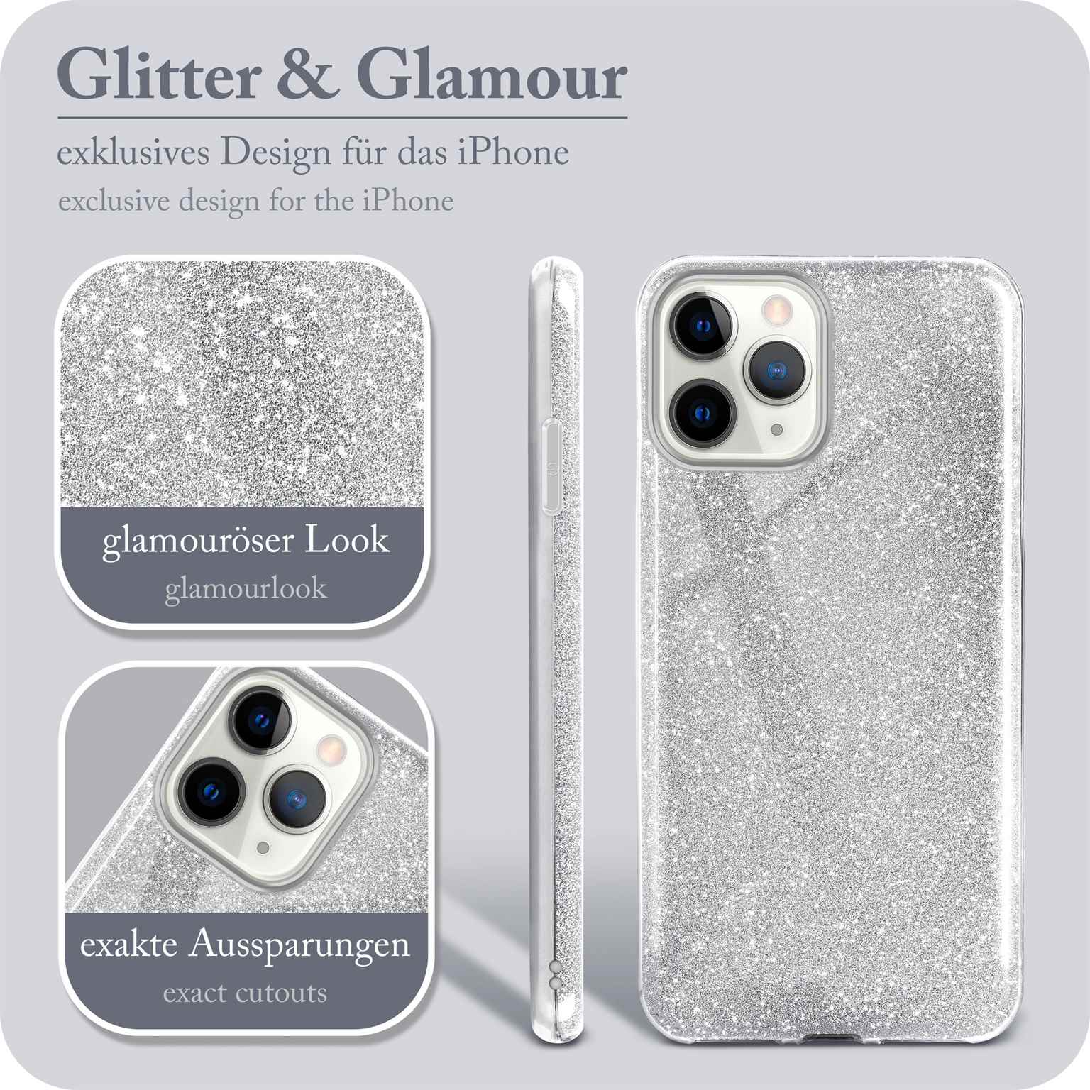ONEFLOW Glitter Case iPhone 11 Pro mit Glitzer Look – Weiteres Produktbild 2
