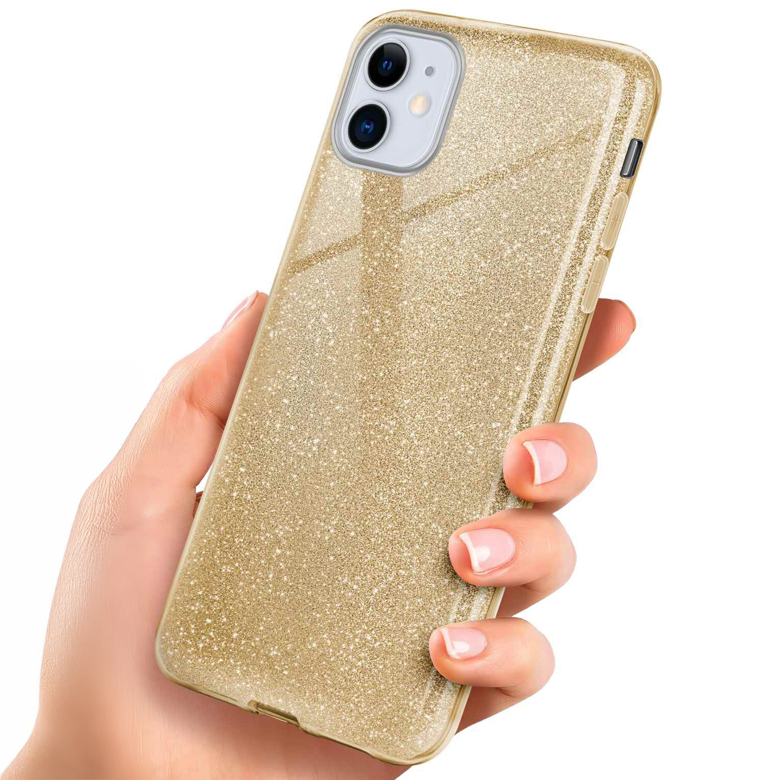 ONEFLOW Glitter Case iPhone 11 mit Glitzer Look – Weiteres Produktbild 1
