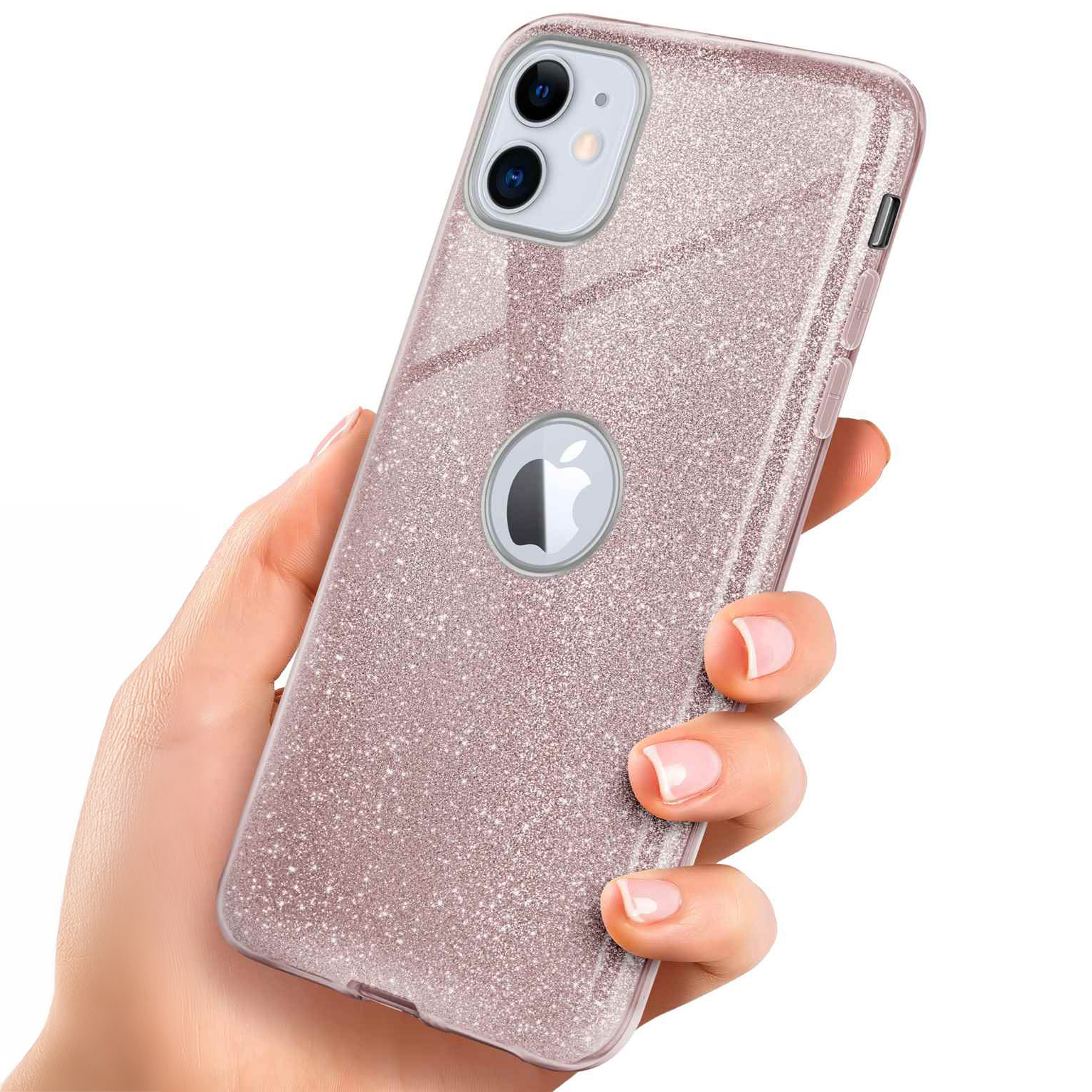 ONEFLOW Glitter Case iPhone 11 mit Glitzer Look – undefined