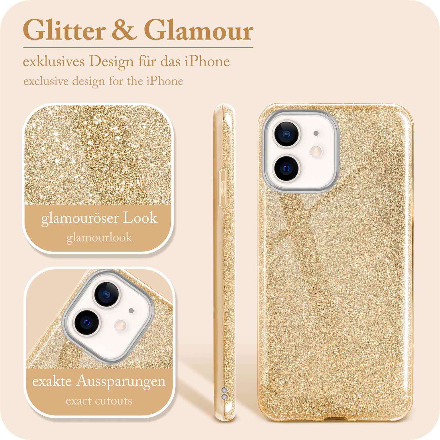 ONEFLOW Glitter Case iPhone 12 mini mit Glitzer Look – Weiteres Produktbild 2