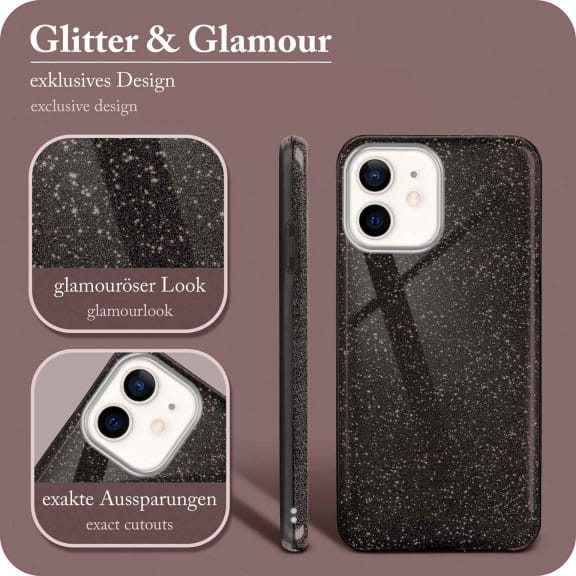 ONEFLOW Glitter Case iPhone 12 mini mit Glitzer Look – Weiteres Produktbild 2 ONEFLOW Glitter Case iPhone 12 mini mit Glitzer Look – Weiteres Produktbild 2